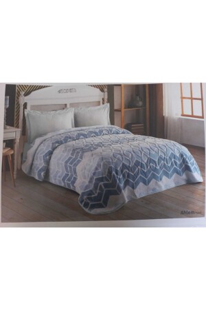 MNZ-Duple Blanket أحلم زرقاء 08321 - KIRİSTAL