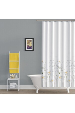 MNZ-Dush Curtain 8441 نموذج جناحين مزدوجين 2x 110x200 سم - Tropik