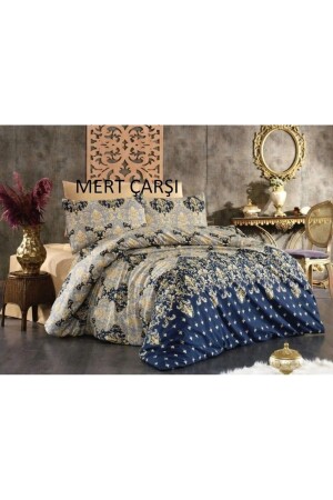 MNZ-Duvet Cover واحد 1 قضيب وسادة TEKYORGAN-T - Mert Collection Çarşı