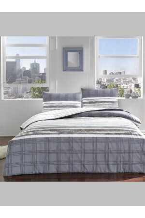 MNZ-Duvet Cover Set سدرة البحرية الزرقاء مزدوجة 3464-223 - Taç