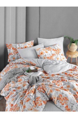 MNZ-Duvet Cover Set مع الأوراق المثبتة نارنجا NEVTKM-Ç - MyStory Home