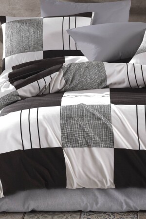 مجموعة غطاء MNZ-Duvet - مزدوجة مع الأوراق المطوية GRM0005 - GARDEN ROOM