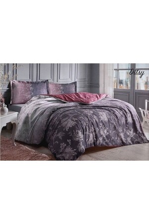 غطاء MNZ-Duvet Ranfoce بنفش Dıtsy مزدوج P10654S9606 - Özdilek
