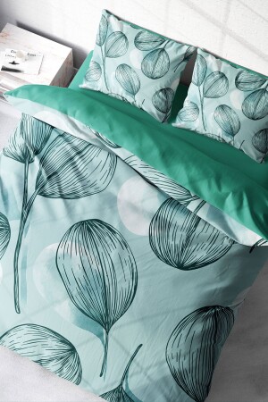 مجموعة غطاء MNZ-Duvet Set 100% القطن الطبيعي مضاعفة 3D البالون الرقمي - Monohome