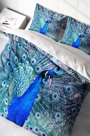 مجموعة غطاء MNZ-Duvet Set 100% القطن الطبيعي مزدوج 3D رقمية Pauw monohome4586HF - Monohome