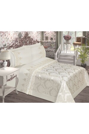 مجموعة غطاء مادة MNZ-Duvet Set 6 قطع 6PRCCF1 - Çt Çeyizci Tekstil