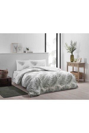 مجموعة غطاء MNZ-Duvet Set مزدوجة لينورا خضراء لينورا - Taç
