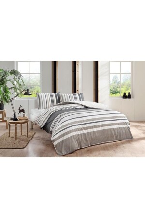 مجموعة غطاء من غطاء MNZ-Duvet Single Echo Brown ECHOKAHVE - Taç