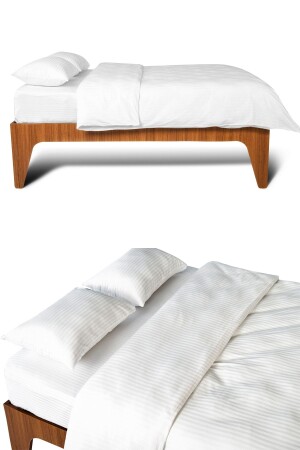 مجموعة غطاء من غطاء MNZ-Duvet Single - Satin 8682157501740 - Otello