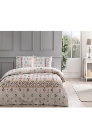 مجموعة غطاء MNZ-Duvet Terra Turquoise Double 3464-201 - Taç