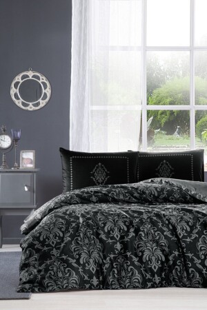 غطاء من غطاء الـ MNZ-Duvet Tk Tk Black Clasurol P8581S3837 - Özdilek