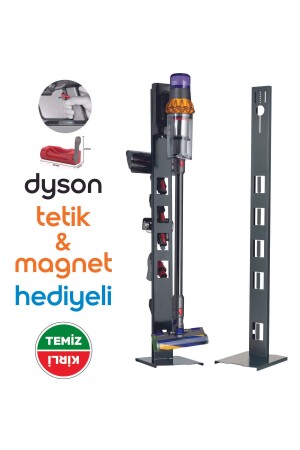 MNZ-Dyson متوافقة صمام الفراغ العمودي المقاعد اللون الأسود V15 - V12 - V11 - V10 - V8 DysonStand01 - STARK