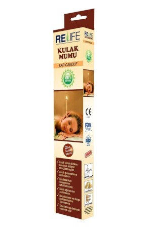 MNZ-Ear Cleaning Candle Stick 1 صندوق (2 عصا) مودا-رليف-آذان1 - Relife