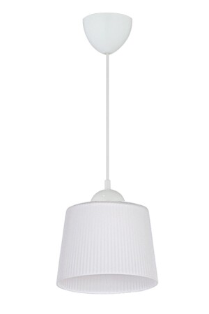 MNZ-Eco 2031 تصميم عصري كافي مطبخ غرفة المعيشة اللون الأبيض ضوء اللوم الزجاجي الأبيض شمعة واحدة EK01 - Modavize