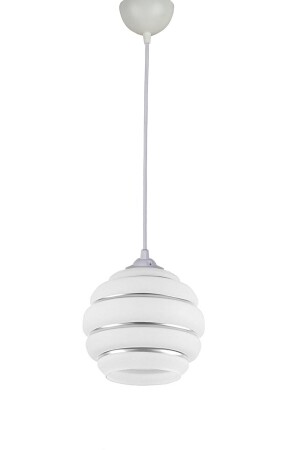 MNZ-Eco 2046 تصميم عصري مطعم مطبخ غرفة المعيشة اللون الأبيض الفاتح ضوء اللوم الزجاجي واحد (15 سم قطر) EK01 - Modavize