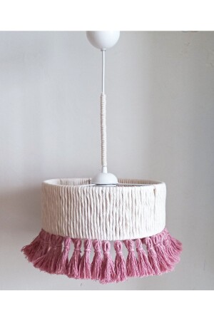 MNZ-Ecru حبل الكرامي لف لف صبغة الوردية الطليعة صبية - طفل - صبية صبية تصميم غرفة العلق مصباح الشنابل 251VZ - C&A