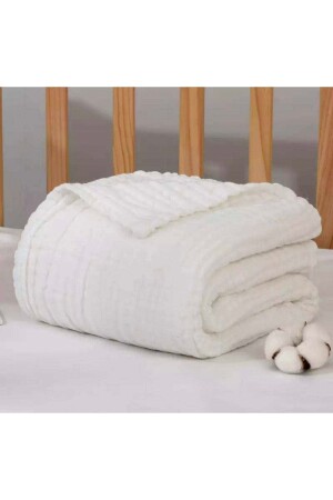 MNZ-Ecru 4 طبقة غطاء المسلين متعدد الأغراض - Juniperus