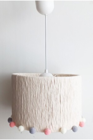 MNZ-Ecru حبل ماكروم مغلفة ملونة بومبوم صمام صمام صمام صمام صمام صمام صمام صمام صمام صمام صمام صمام صمام ص - C&A