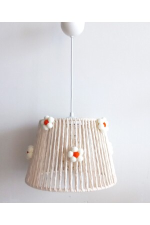 MNZ-Ecru حبل الكرامي لف Ecru نارنجي زهرة بومبية صانعة غرفة الأطفال والفتيات 193VZ - C&A