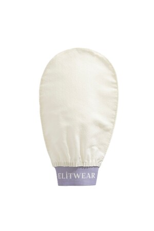 MNZ-Ecru حمام حمام مسحوق التنفس المنتفخة Mitt 100% حرير الفلوس المرتفع للمرأة والرجال - Elitwear