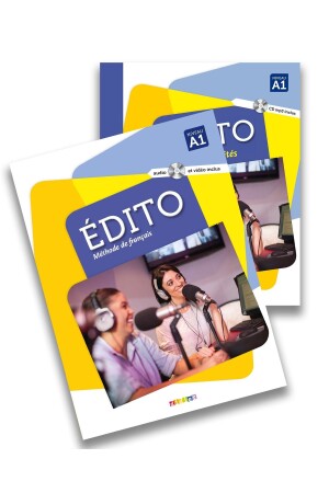 MNZ-Edito A1 Livre De + Cahier D'exercices A1 + كود Mp3 + ديفدي - Didier
