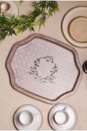 MNZ-Ee166-u7 صندوقاً ذات شكل خاص بطبيعة وردية 28x33 سم EE166 - Evle