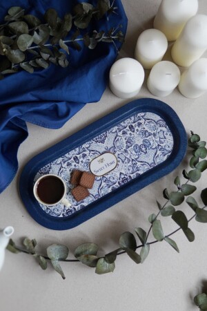 MNZ-Ee168-7n أزوليجوس سويت هوم شكل طاولة بيض 16x35 سم EE168 - Evle