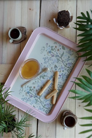 MNZ-Ee169-1g بوتانيكا الوردي نمط الصندوق المستطيل 32x43 سم EE169 - Evle