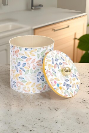 MNZ-Ef143-42 ورقة 1 مخزن تخزين معدني مستدير بطريقته 14 سم EF143 - Evle