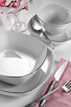 MNZ-Efes 24 قطعة عشاء مجموعة EF24Y2220 - Kütahya Porselen