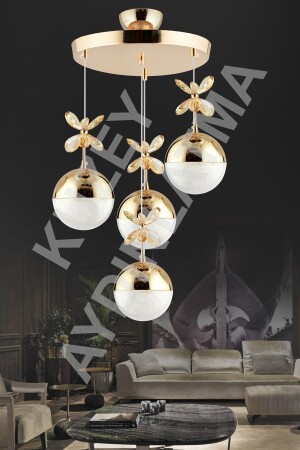 MNZ-Efna 4 قطعة ذهبية 3 لون ضوء اللون - Kuzey Aydinlatma