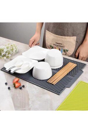 MNZ-Elastic بدون رائحة مطبخ صحن مطبخ المياه التصرف 43x33 سم - Genel Markalar