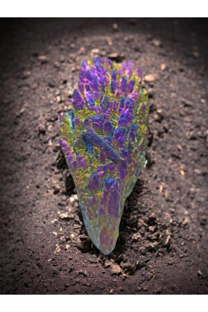 MNZ-ELECTRO KYANITE خام الحجر الطبيعي (MYSTICAL-TITANIUM-AURA-EPIDOTE KYANITE) - Doğal Taş Cenneti