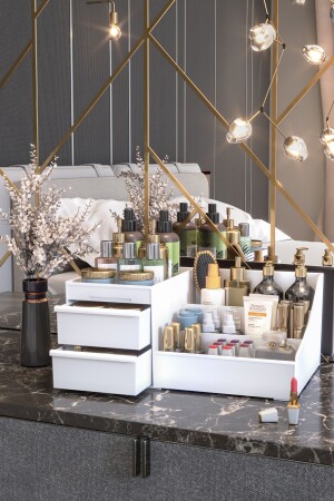 MNZ-Elegance Xl مزيج متعدد الأغراض العطور التجميل للكرم الجلد المصلح المنتظم المجرّد المنتظم الأبيض - Pufwin Home