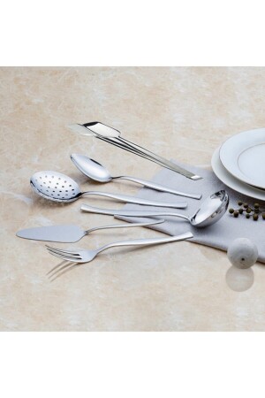 MNZ-Elegant بسيط 6 قطعة خدمة مجموعة Trendmagazazarif6prc - Nehir