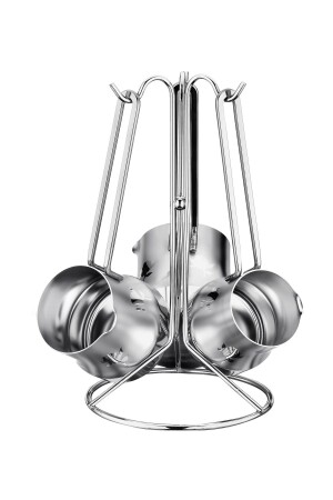 MNZ-Elegant - Karizma Satin 4 Piece قنبلة القهوة مجموعة KRMC - CGL - 01- 01 - Arzu Çelik