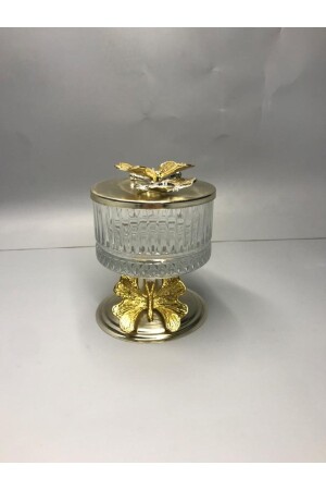 كأس زجاجي إيليسيا من صنع MNZ-Elegantly صممت كأس زجاجي زكر، كأس خفيفة، كأس سعادة تركية، كأس عرض مع قدم - Mira züccaciye