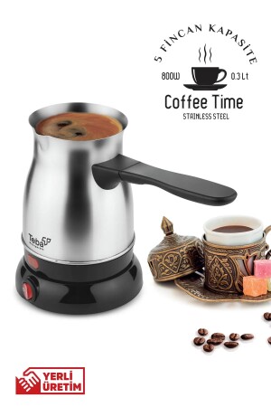 MNZ-Elektrical Coffee Pot - آلة القهوة التركية الكهربائية - Teba