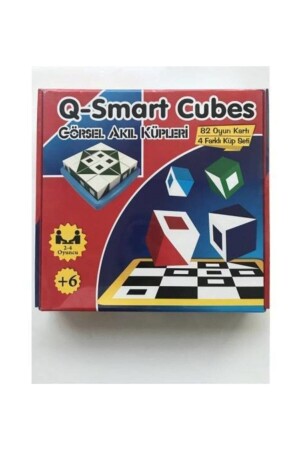 (MNZ-Elif Q-bitz) كوبات مهارات البصرية (العبارة العقل والذكاء) كوبات ذكية (smart cubes) 54242 - Elif İş Eğitim