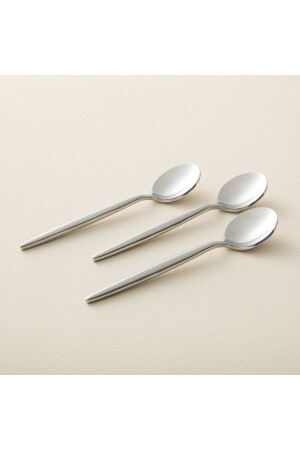 MNZ-Elina 6 قطع ملعقة شاي مجموعة نصف مادة الفضة TYC00621165073 - Chakra