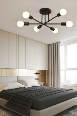 MNZ-Elisa 6-piece Black Candlelier ELS-06 - BSA LIGHTING