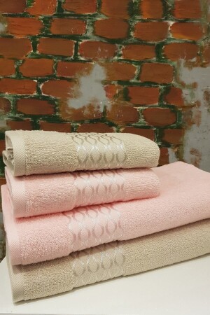 MNZ-Elissa أفضل مجموعة حمام تركية مجموعة حمام مناشفة الحمام مجموعة حجر - مسحوق PRA-1122044-2402 - Özdilek