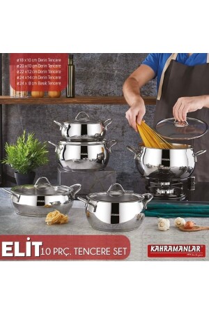 مجموعة من أدوات الطبخ من نوع MNZ-Elit - Kahramanlar