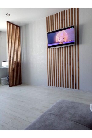 MNZ-ELİT STORE ديكورات قطعة خشبية ألواح جدارية صبغة الجدار سكاندينيفية البني الكرنب (10 كمبيوتر) - Starwood