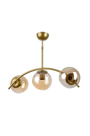 MNZ-Ella تصميم حديث غرفة المعيشة المطبخ غرفة النوم الأطراف القديمة اللون العسل الزجاج 3 قطع الشنارة 23633E - Modavize