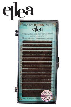 MNZ-Ellea Brown Mix ريشة خليط 0. 7 سمك D طي 8-15 مليمتر - Elea