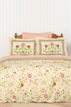 MNZ-Elsa Green 100% القطن مزدوج غطاء الغطاء مجموعة 200. 20. 01. 0567 - Karaca Home