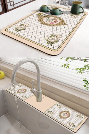 MNZ-Else كاونتربوغ غير المنزلق مكنسة جفاف الأطباق ومكنسة غطاء المياه المضطربة المياه المياه المياه الم - Genel Markalar