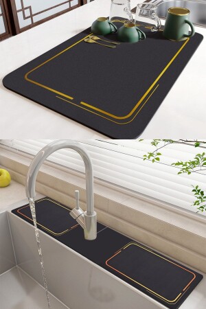 MNZ-Else كاونتراتب غير المنزلق الأطباق جفاف المطبخ ومطاردة المياه المسبقة المياه المسبقة المطبخ Ds07 - Genel Markalar