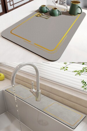 MNZ-Else كاونتراتوب لا تنزلق الأطباق جفاف المطبخ والطبابات المياه الفخام المياه المياه المياه المياه المي - Genel Markalar